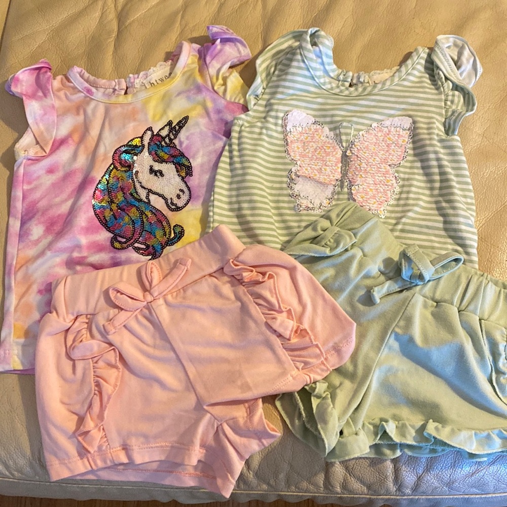 2 outfits TONS of SEQUINS
